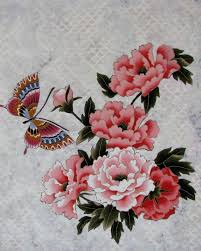 butterfly and flowers