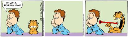Garfield on Boredom