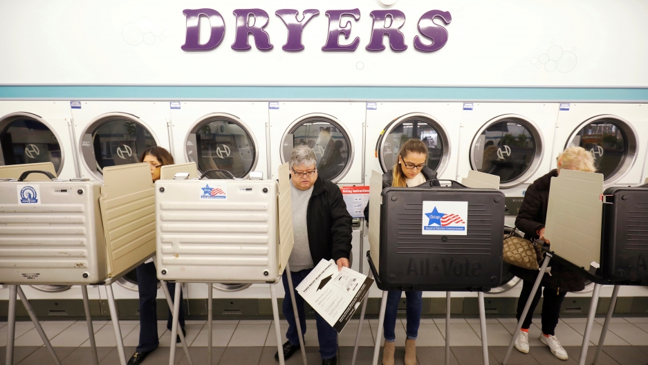 Voting in Laundrymat