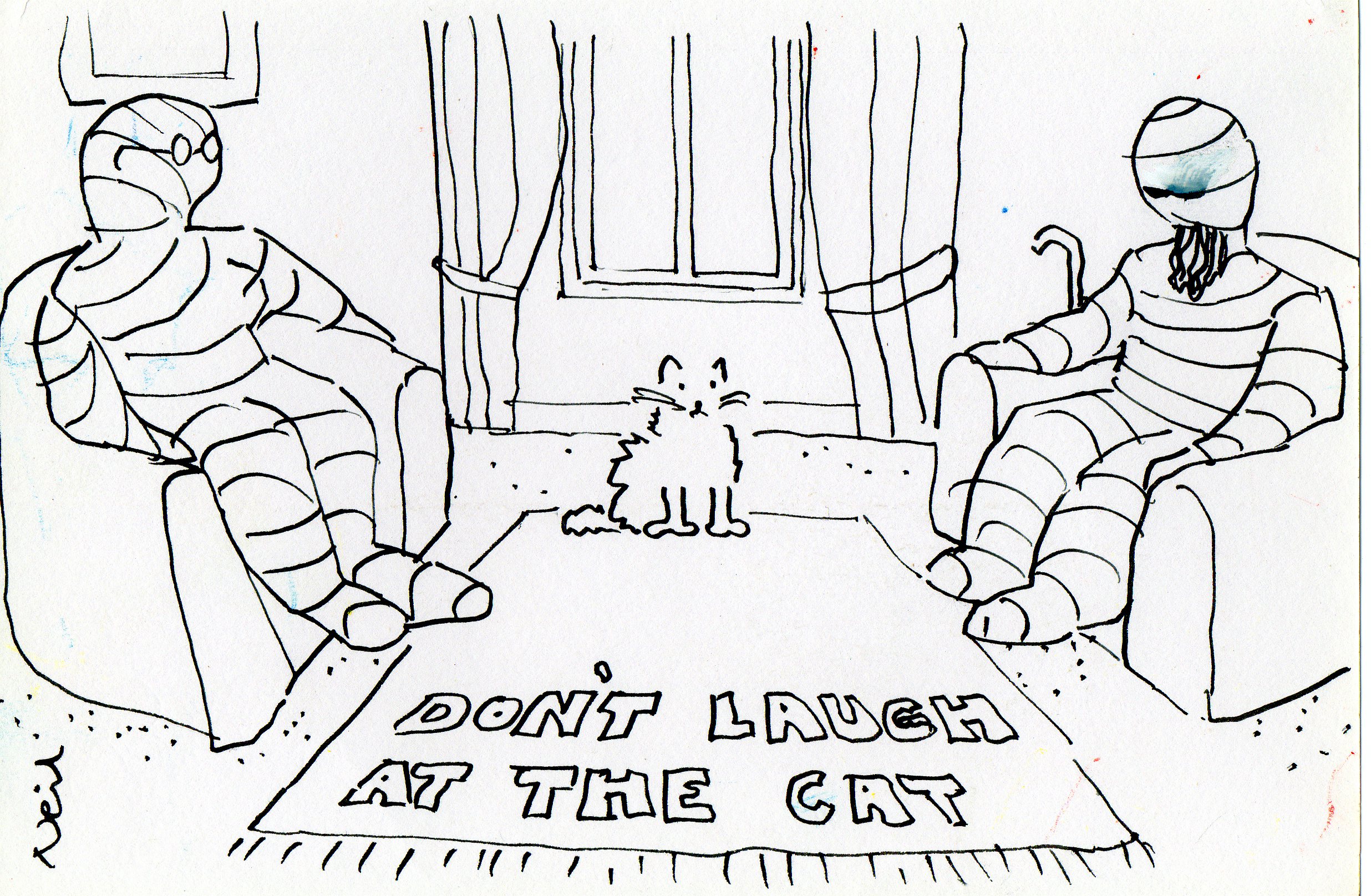 Don't Laugh at the Cat 001