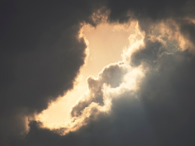 Light through clouds